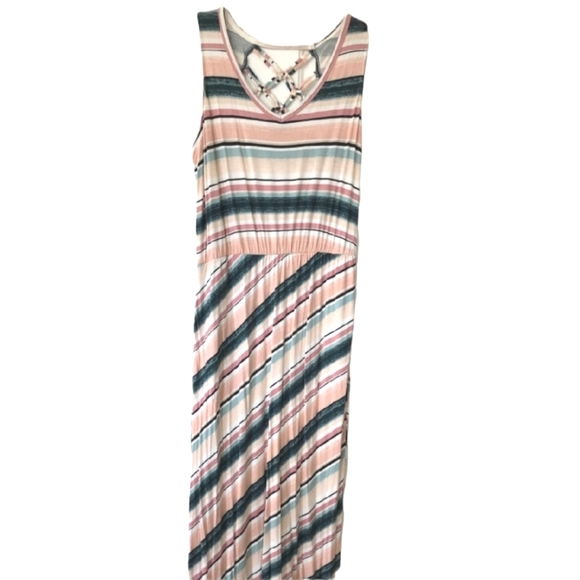 Maurices Dresses & Skirts - Sleeveless Stripe Maxi Dress Maurices